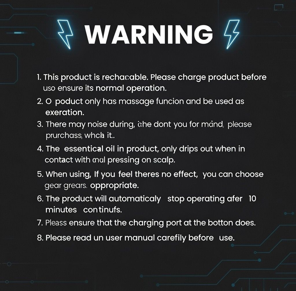 Electric Scalp Massager comb